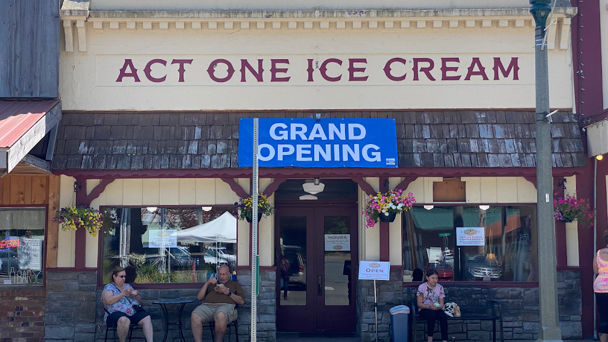 Act One Ice Cream Parlor in Concrete, WA