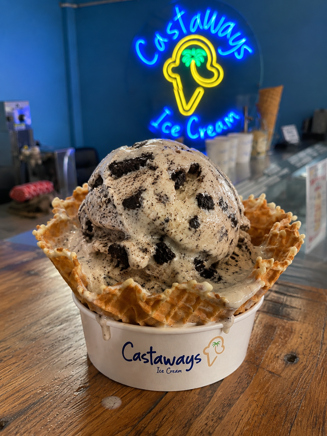 Castaways Ice Cream--Moiliili photo from Google