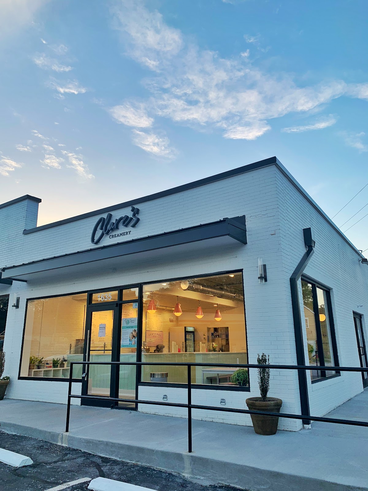 Clare's Creamery in Greenville, SC