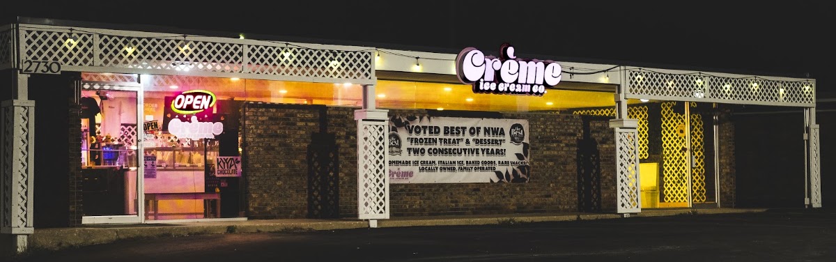 Crème Ice Cream Co. in Fayetteville, AR