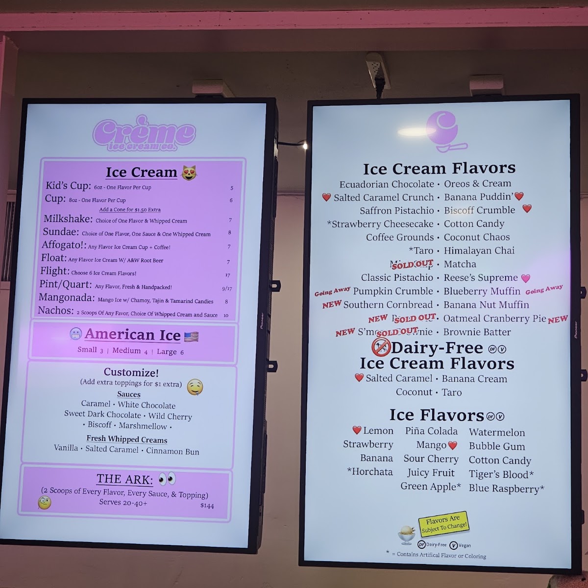 Crème Ice Cream Co. photo from Google
