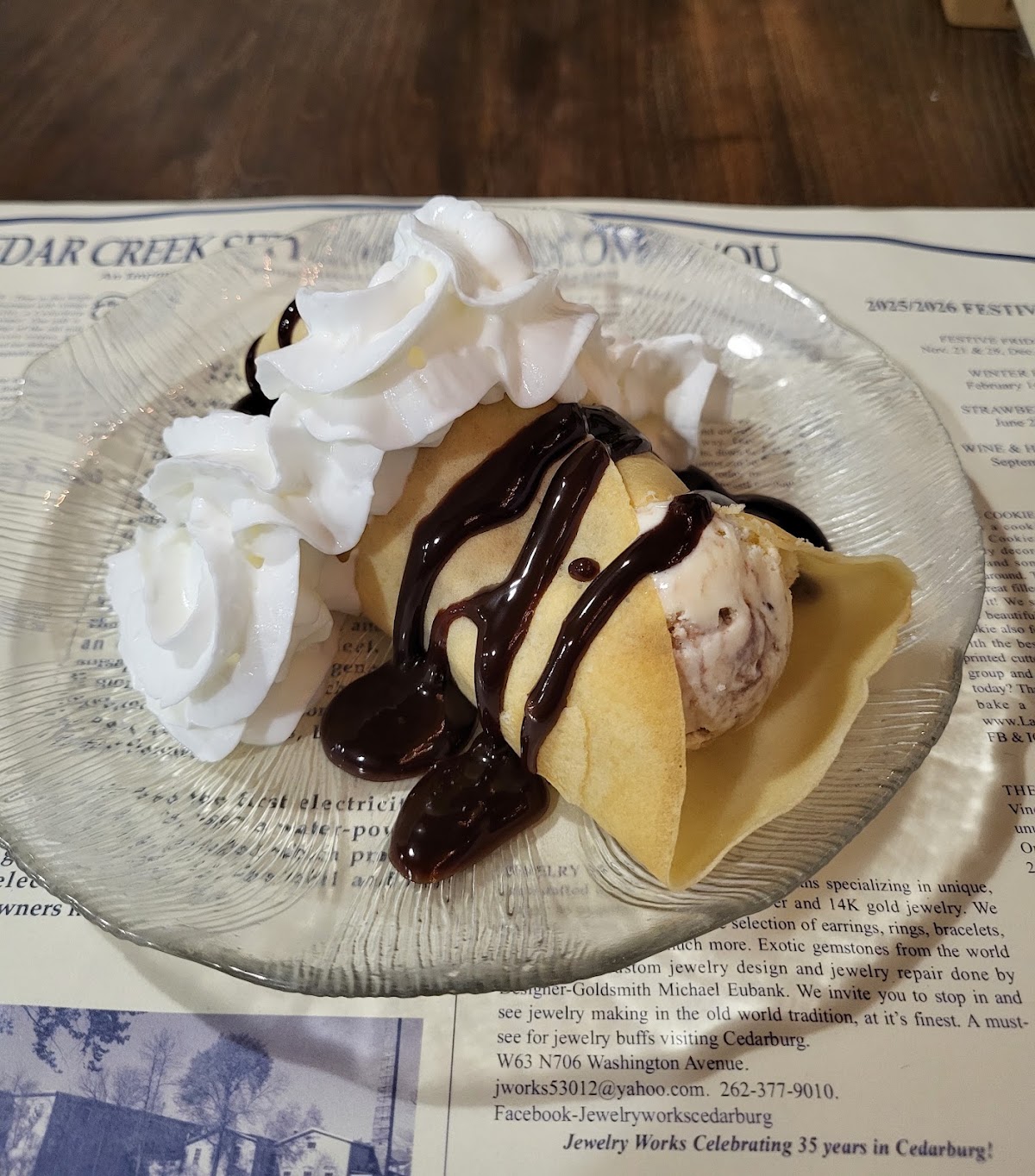 Cream & Crepe Cafe photo from Google