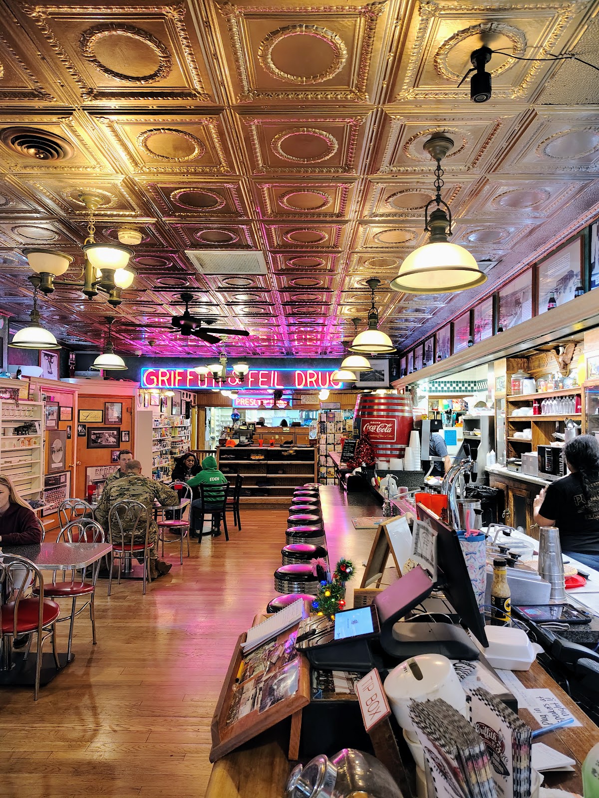 Griffith & Feil Soda Fountain photo from Google