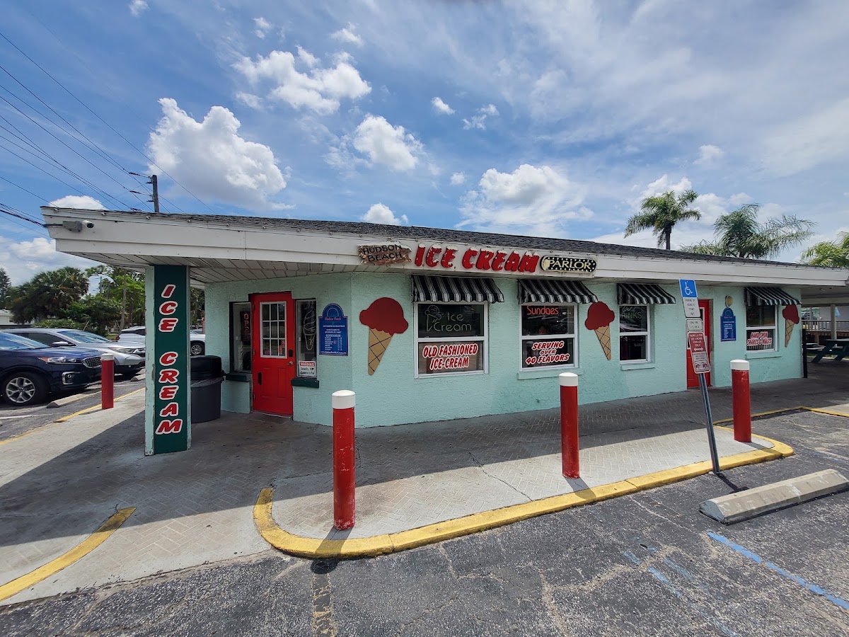Hudson Beach Ice Cream Parlor in Hudson, FL