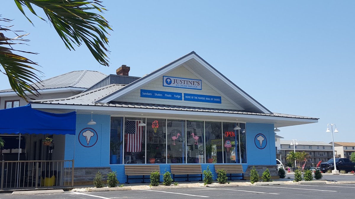 Justine's Ice Cream Parlour in Ocean City, MD