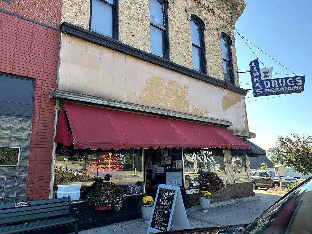 Lipka's Old Fashion Soda Fountain in Montague, MI