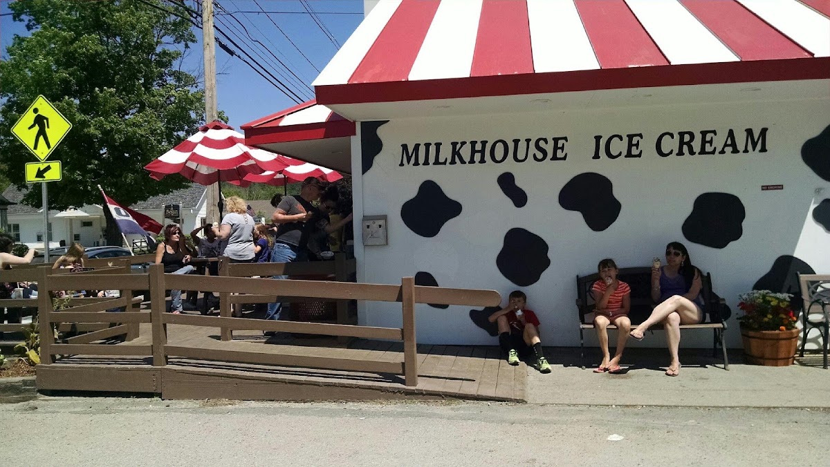 Milkhouse Ice Cream in St Johnsbury, VT