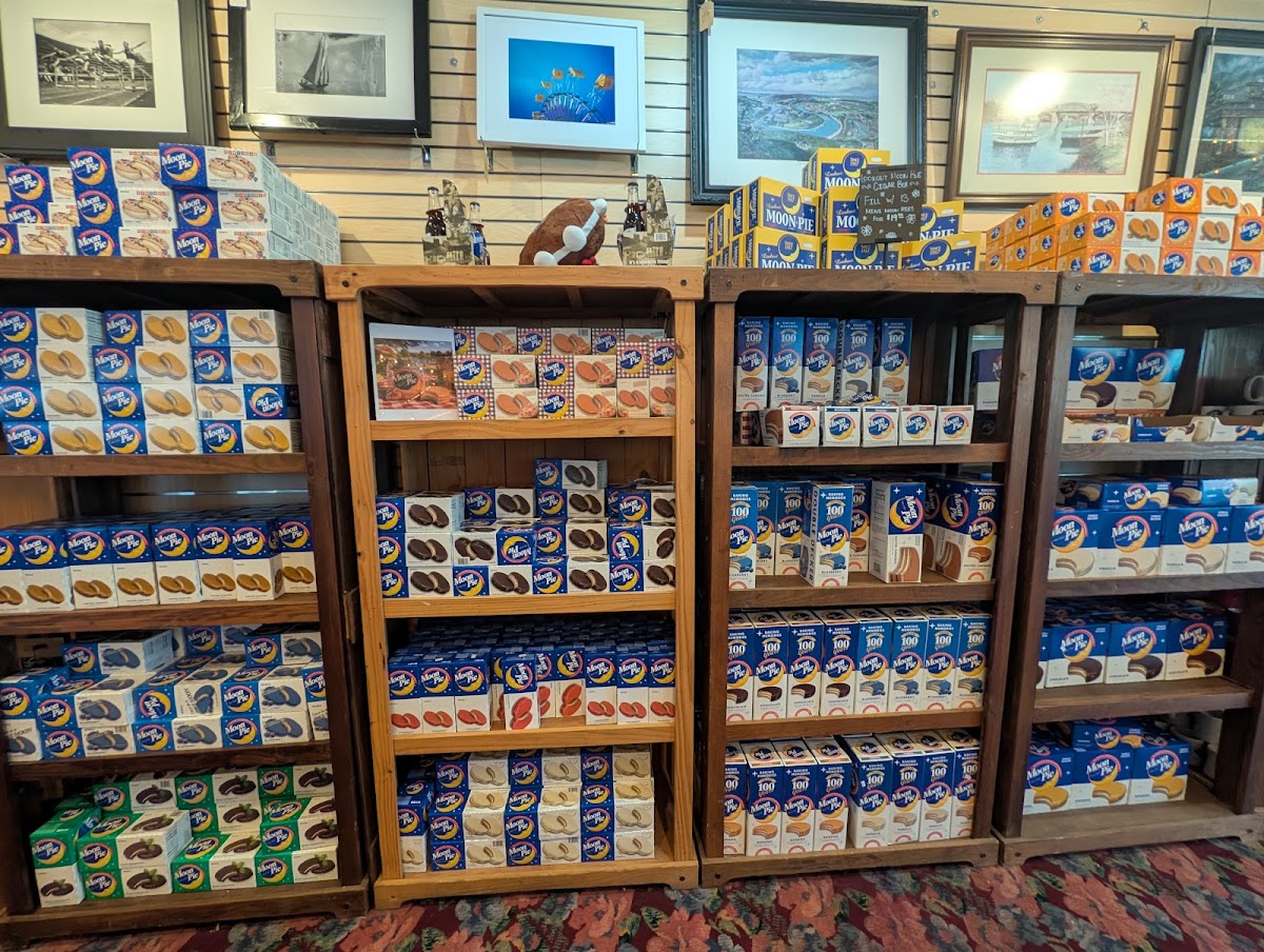 MoonPie General Store Downtown Chattanooga (on the giant white boat on the river) photo from Google