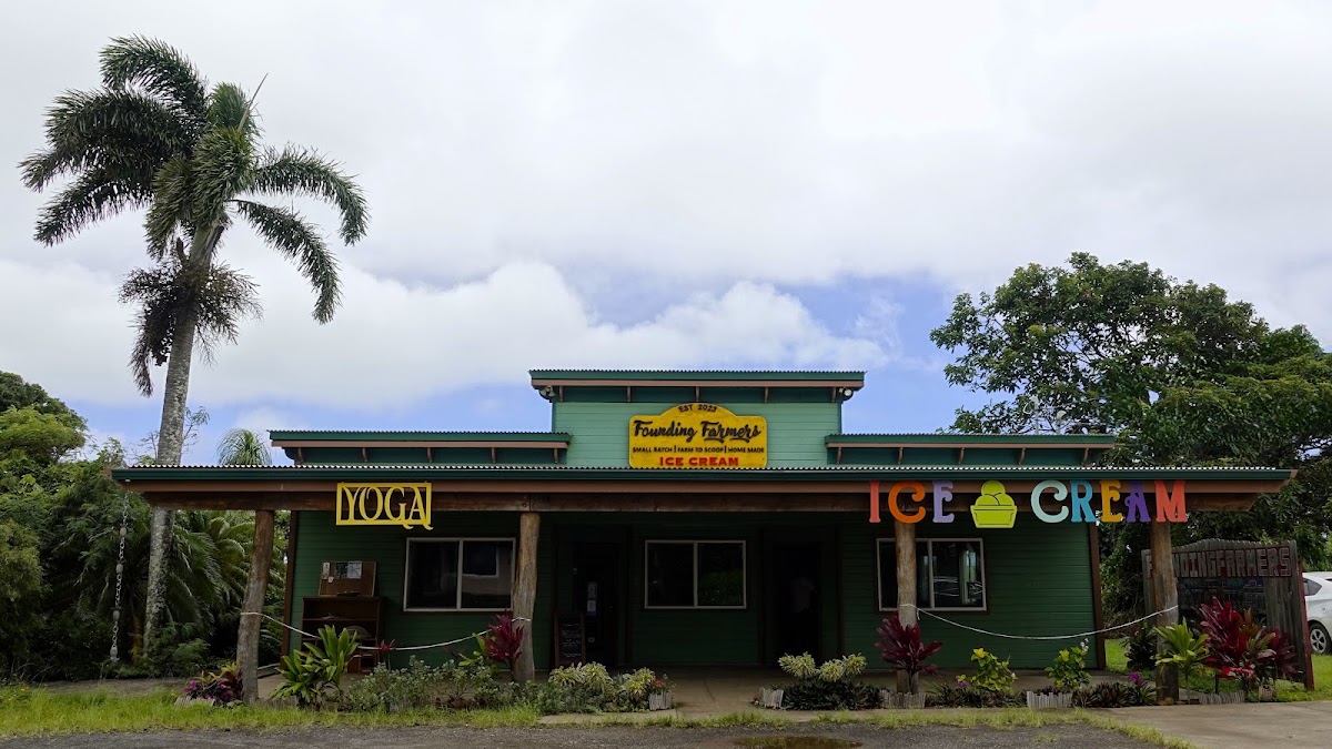 Our Founding Farmers Ice Cream Shop in Hawi, HI