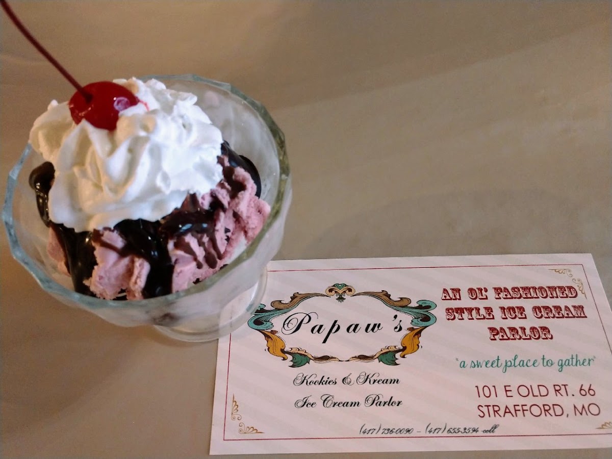 Papaw's Kookies and Kream Ice Cream Parlor photo from Google