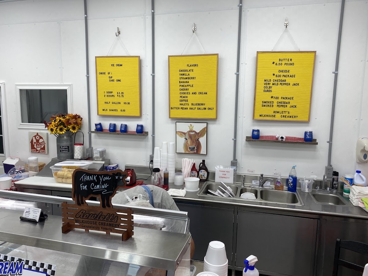 Rowlett’s Milkhouse Creamery in Campbellsburg, KY
