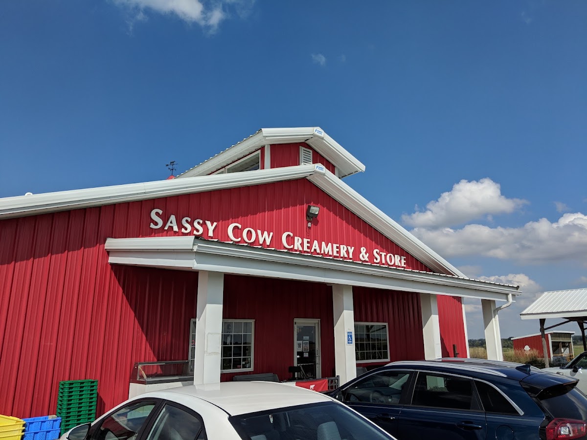 Sassy Cow Creamery Store in Columbus, WI