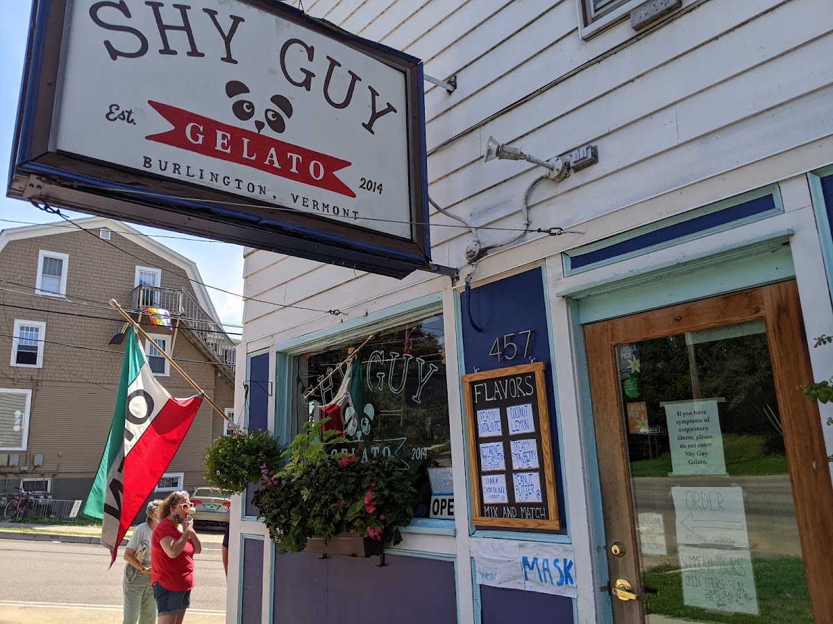 Shy Guy Gelato in Burlington, VT