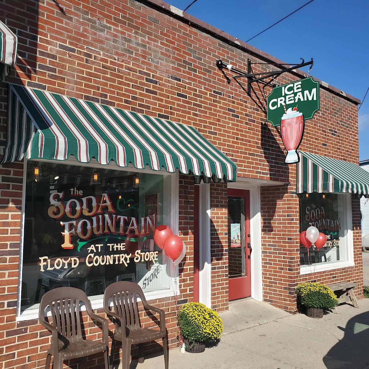 The Soda Fountain at the Floyd Country Store in Floyd, VA
