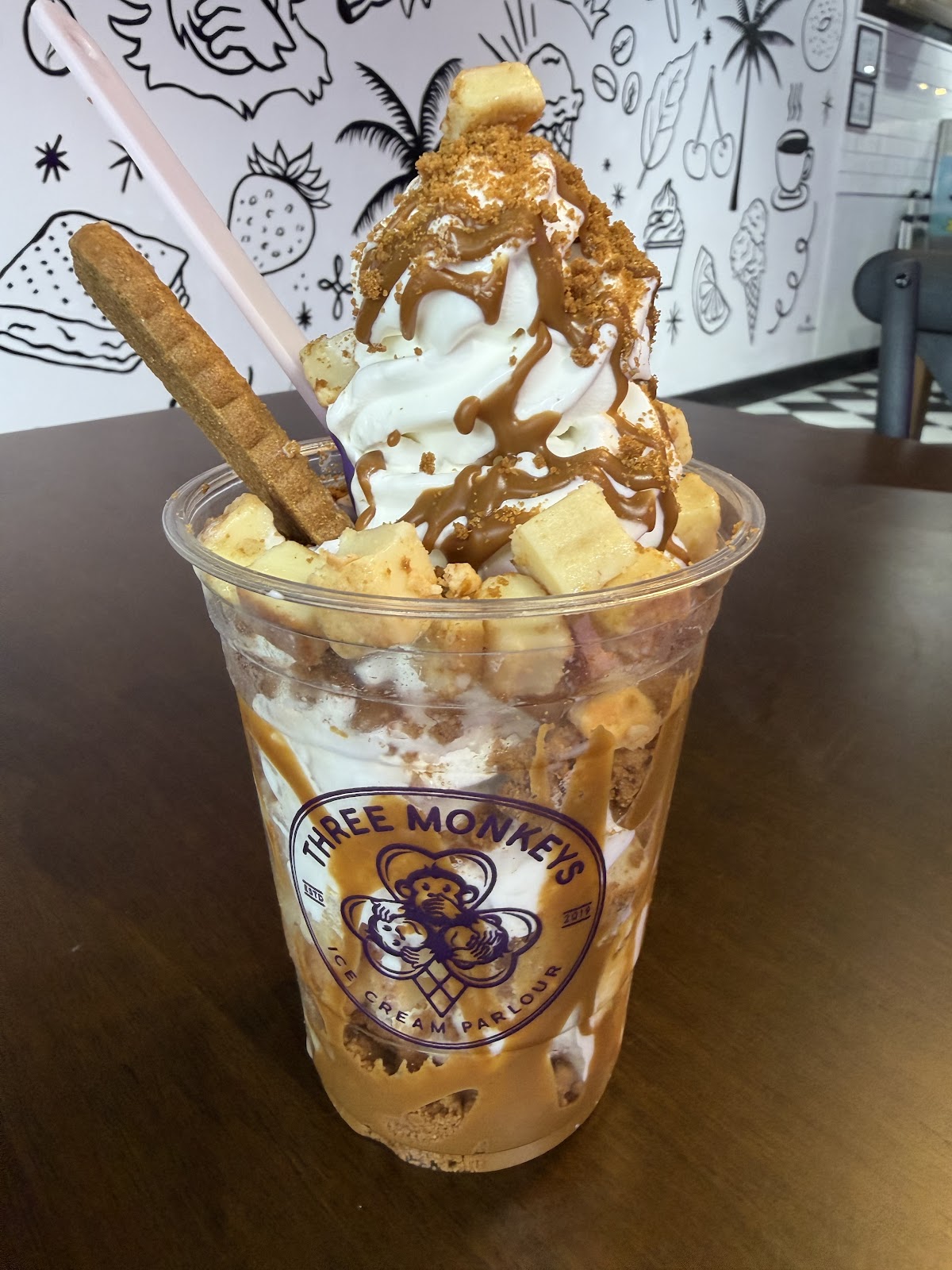 Three Monkeys Ice Cream Parlor photo from Google
