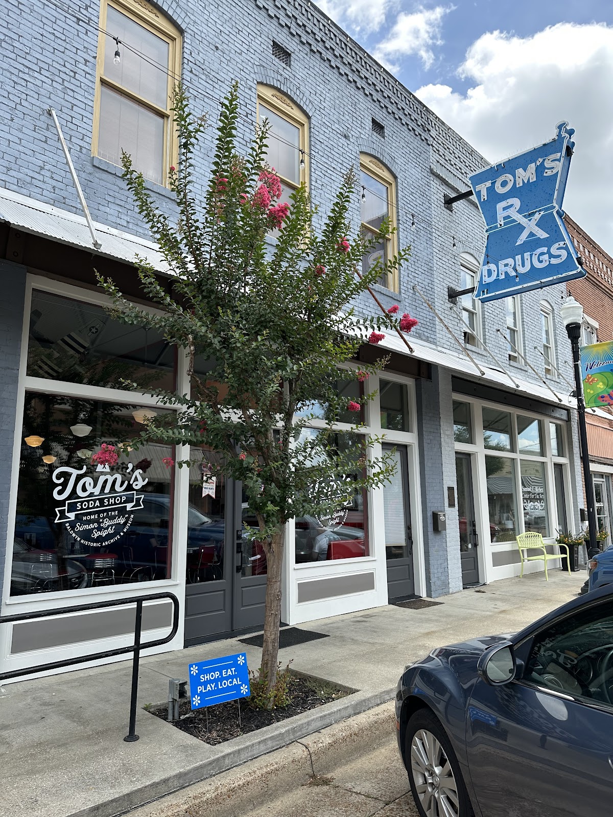 Tom's Soda Shop in Baldwyn, MS