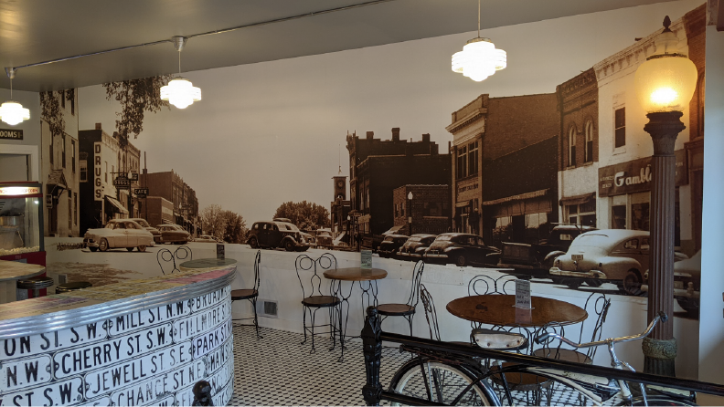 Tribute Soda Fountain in Pine Island, MN