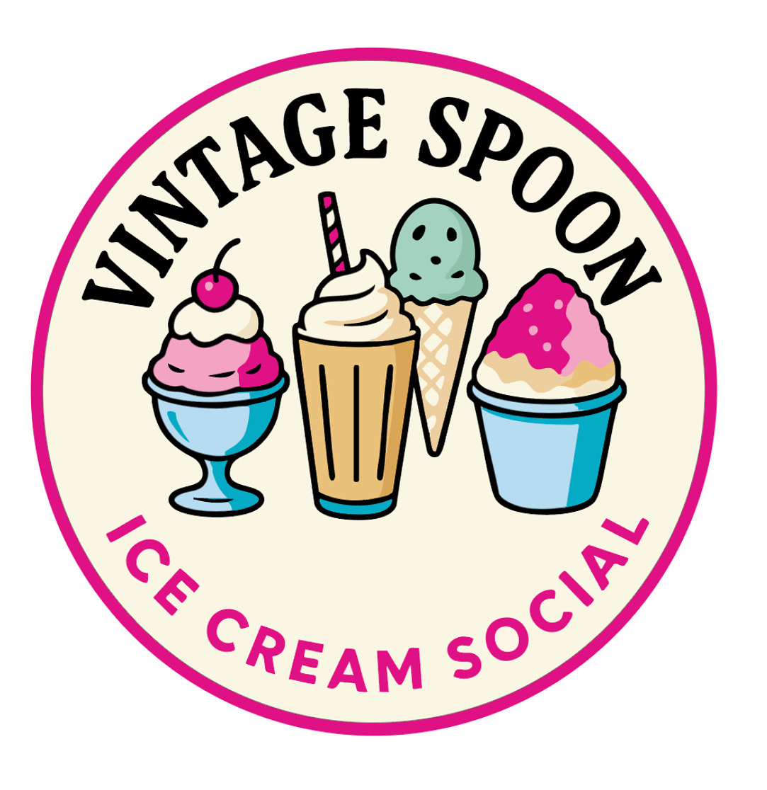 Vintage Spoon Ice Cream Social photo from Google