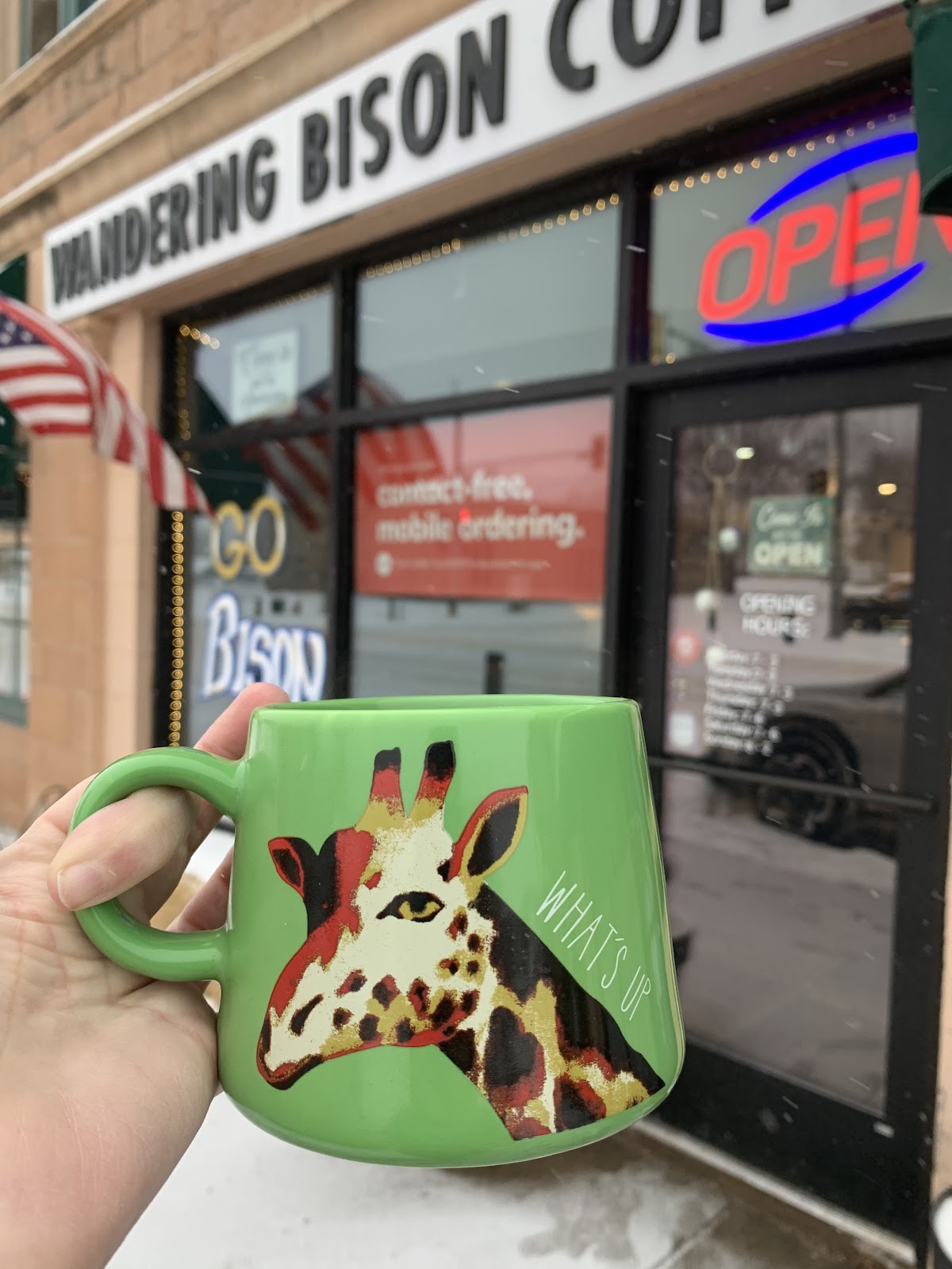 Wandering Bison Coffee in Hot Springs, SD