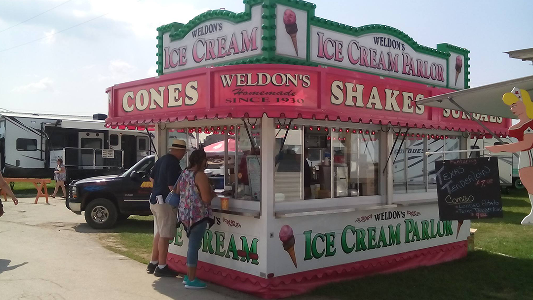 Weldon's Ice Cream Factory in Millersport, OH